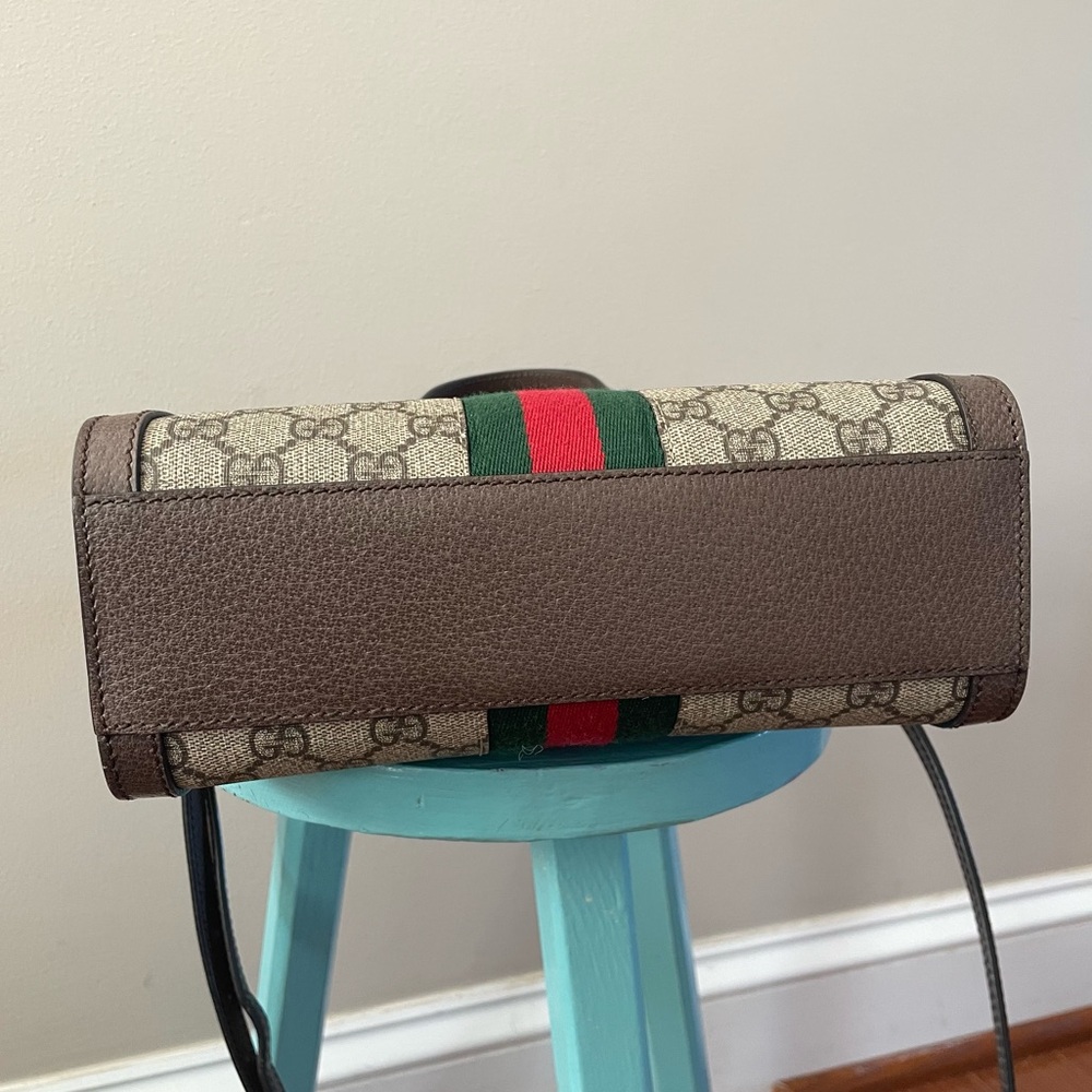 Gucci Ophidia Small Tote Bag Satchel Crossbody Handbag - Picture 5 of 12